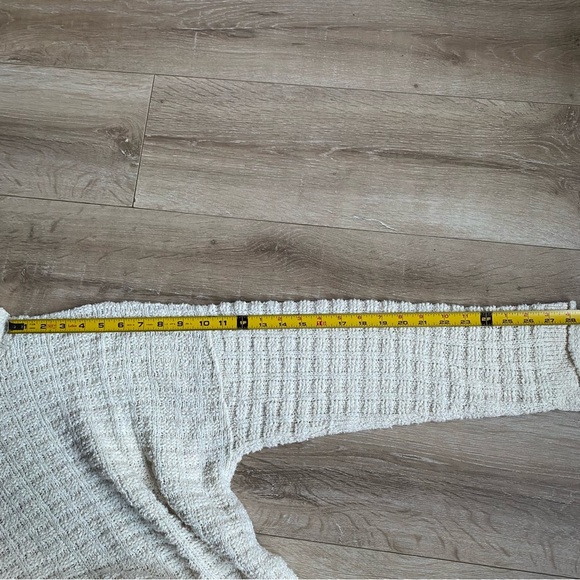 Eileen Fisher sweater Organic Cotton funnel neck textured woven pullover large - Picture 14 of 14